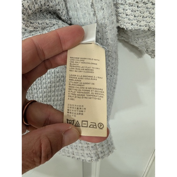 Anthropologie Maeve Lia Hacci Kimono Cardigan Waffle Knit Sweater women's medium - Picture 7 of 9